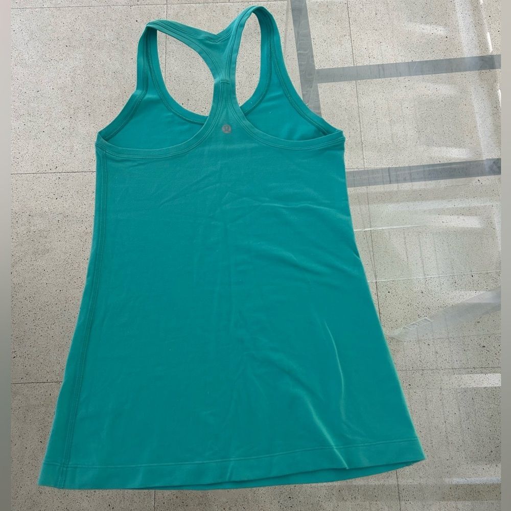 Lululemon Cool Racerback Teal - Picture 2 of 3